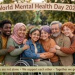 Zwei Menschen im Gespräch am Welttag der psychischen Gesundheit 2026 Zuhören und Erfahrungen Betroffener im Fokus